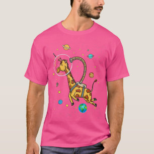 Giraffe im Weltraum Giraffe Lover T-Shirt