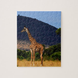 Giraffe in Afrika Puzzle