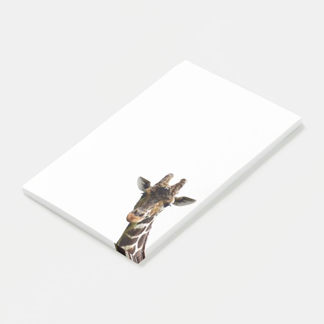 Giraffe in der Corner Post It Notes Post-it Klebezettel (angewinkelt)