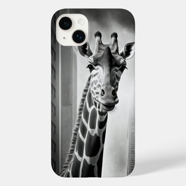 Giraffe in einem Stadtbild Case-Mate iPhone Hülle (Rückseite)