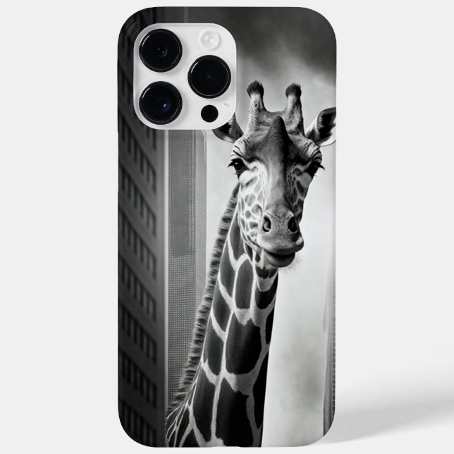 Giraffe in einem Stadtbild Case-Mate iPhone Hülle (Rückseite)