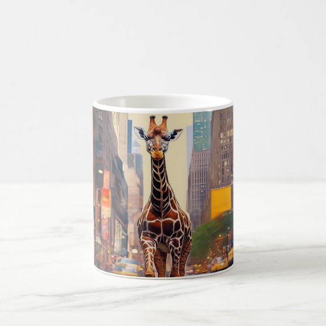 Giraffe in NYC Kaffeetasse (Mittel)