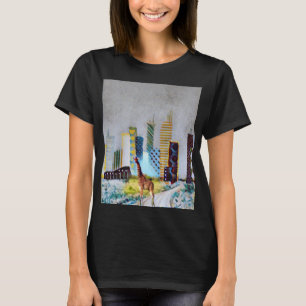 Giraffe in Serengeti - Beton-Dschungel T-Shirt