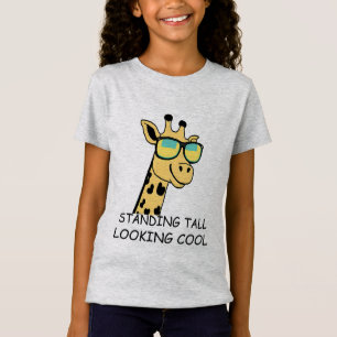 Giraffe in Sonnenbrille T-Shirt