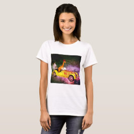 Giraffe in Space Basic-T - Shirt