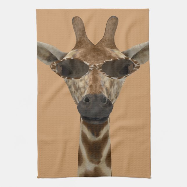 Giraffe Incognito Geschirrtuch (Vertikal)