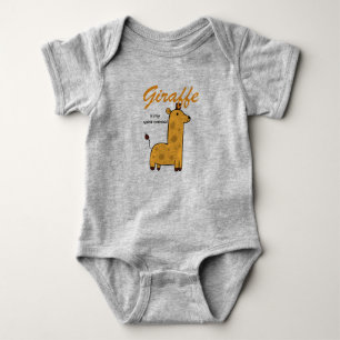 Giraffe ist mein Geistertier Baby Strampler