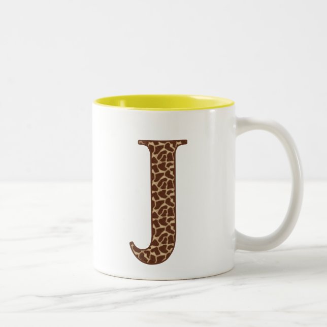 Giraffe J Zweifarbige Tasse (Rechts)