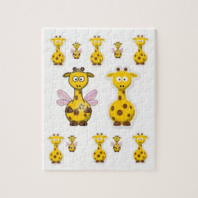 Giraffe Jigsaw Puzzle (Vertikal)