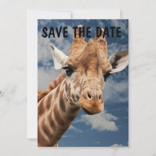 GIRAFFE JUNGLE EINLADUNGEN PERSONALISIEREN