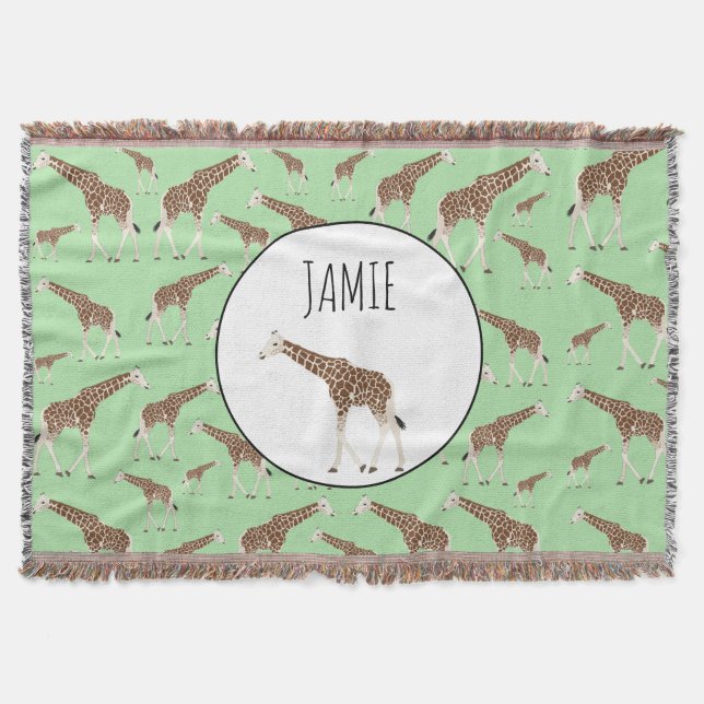 Giraffe Jungle Safari Tier Decke (Vorderseite)