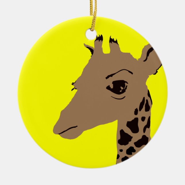 Giraffe Keramik Ornament (Vorne)