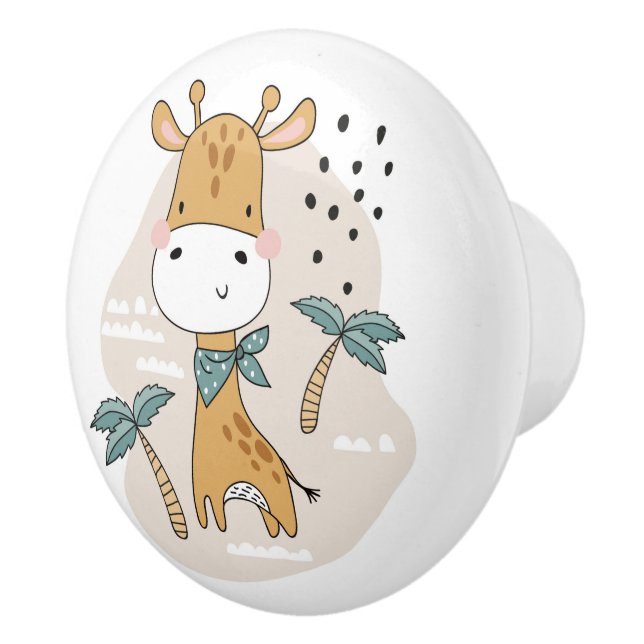 Giraffe Keramikknauf (Rechts)