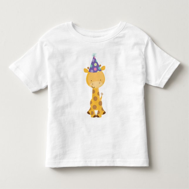 Giraffe Kindergeburtstag Kleinkind T-shirt (Vorderseite)