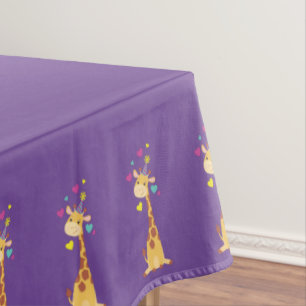 Giraffe Kindergeburtstag Party Niedlich Tischdecke