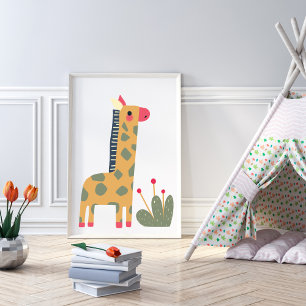 Giraffe Kinderzimmer Room Poster