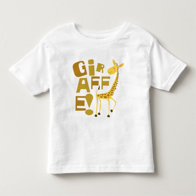 Giraffe! Kleinkind T-shirt (Vorderseite)