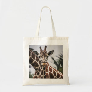 Giraffe, Kopf Giraffe, Pelzabdruck Afrikanisches T Tragetasche