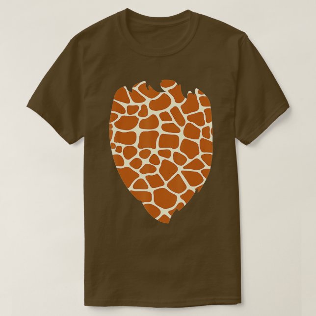 Giraffe Kostüm Belly Giraffe Muster Trick oder Tr T-Shirt (Design vorne)