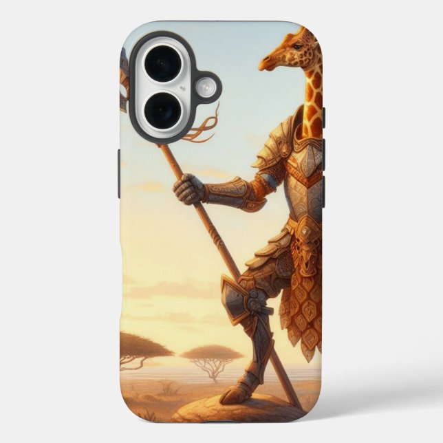 Giraffe-Krieger Case-Mate iPhone Hülle (Rückseite)