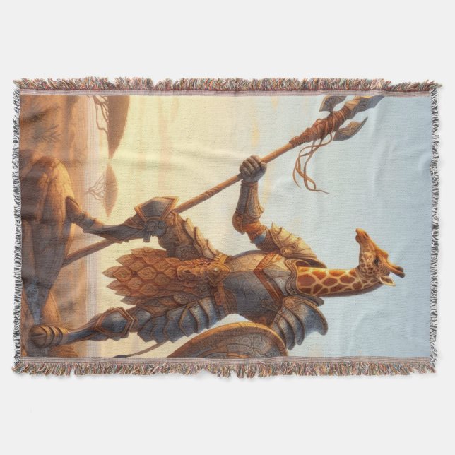 Giraffe-Krieger Decke (Vorderseite)