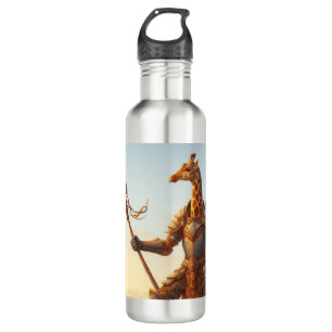 Giraffe-Krieger Edelstahlflasche