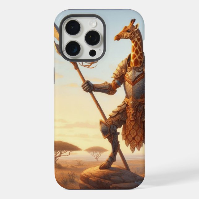 Giraffe-Krieger iPhone Hülle (Rückseite)