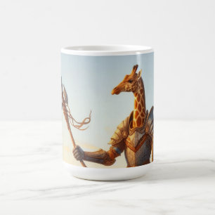 Giraffe-Krieger Kaffeetasse