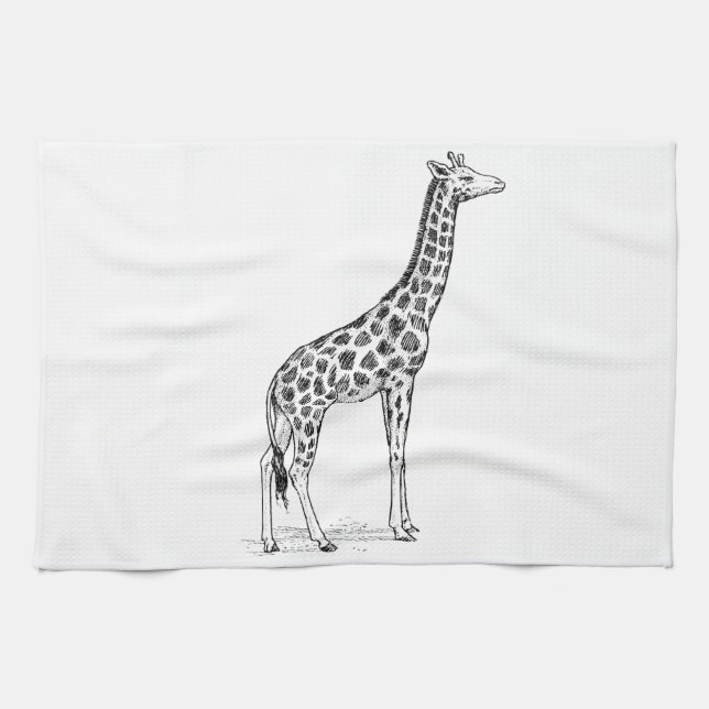 Giraffe Küchentuch (Horizontal)