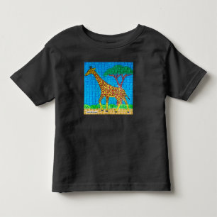Giraffe (lebendig) - T-Shirt für Kleinkinder