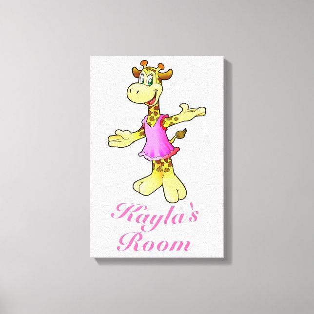 Giraffe Leinwanddruck (Vorderseite)