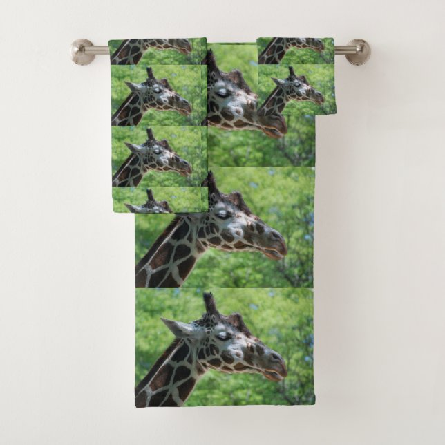 Giraffe-Liebe Badhandtuch Set (Insitu)