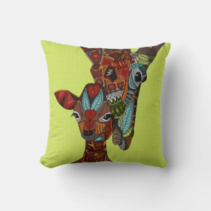 Giraffe-Liebe Kissen