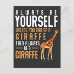 Giraffe Lover Favorite Safari Tier Funny Giraffe Postkarte<br><div class="desc">Funny Giraffe Quotes für afrikanische Tierfans. Giraffe Lover Lieblings Safari Tier.</div>