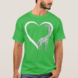 Giraffe Lover Giraffe Herz Giraffe T-Shirt