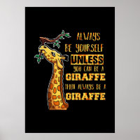Giraffe Lover Giraffen sind immer du selbst