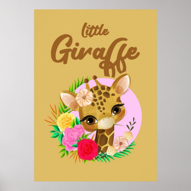 Giraffe Lover Giraffes Africa Poster (Vorne)