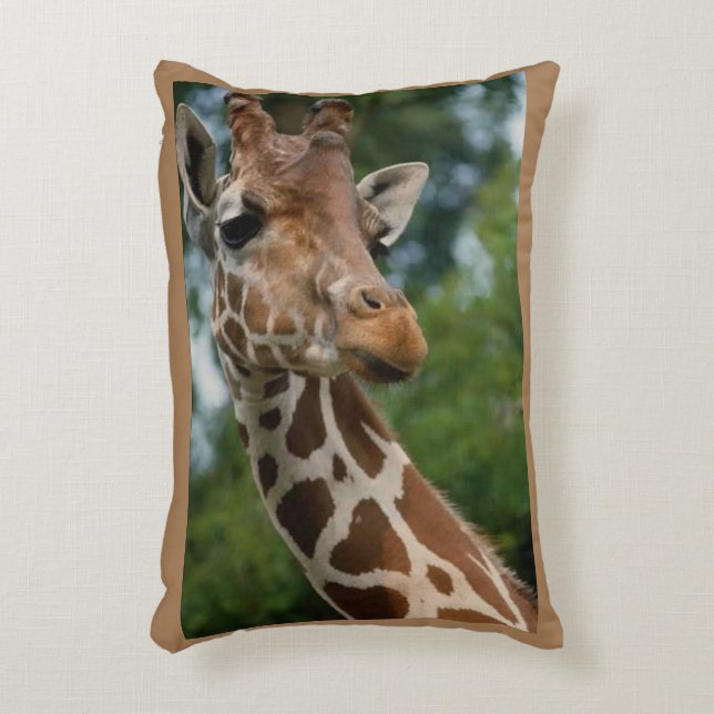Giraffe Lovers Art Dekokissen (Vorderseite(Vertikal))