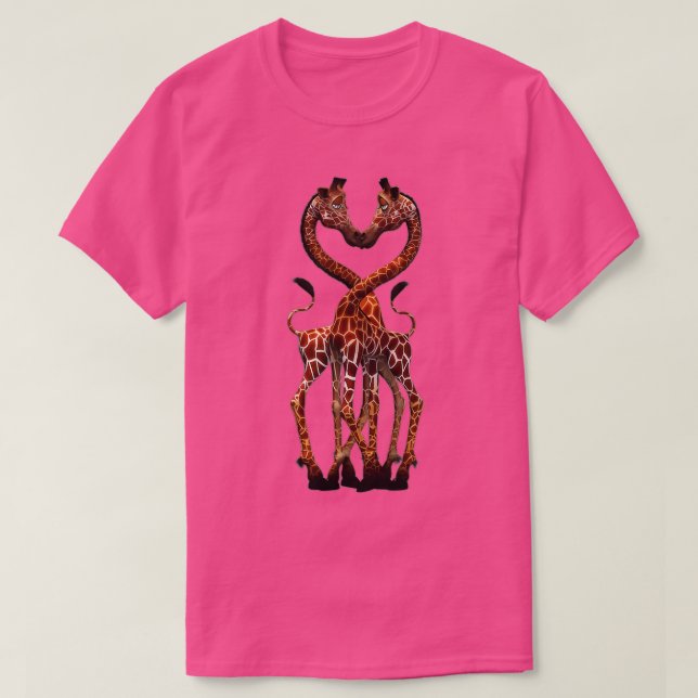 Giraffe Lovers Giraffen T-Shirt (Design vorne)