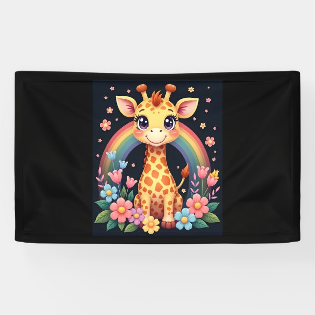 Giraffe Lovers T - Shirt Banner (Horizontal)