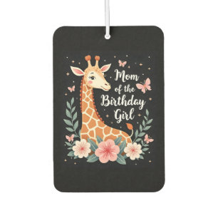 Giraffe-Mama des Geburtstagskindes passende Famili Autolufterfrischer