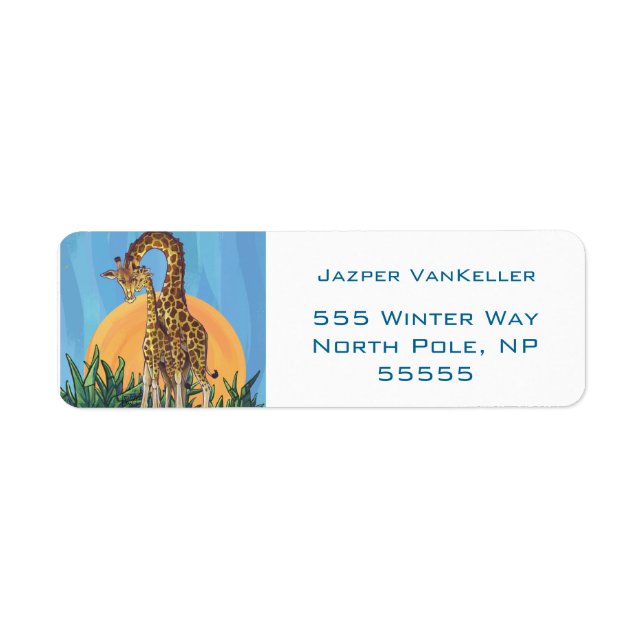 Giraffe Mama und Baby (Vorne)