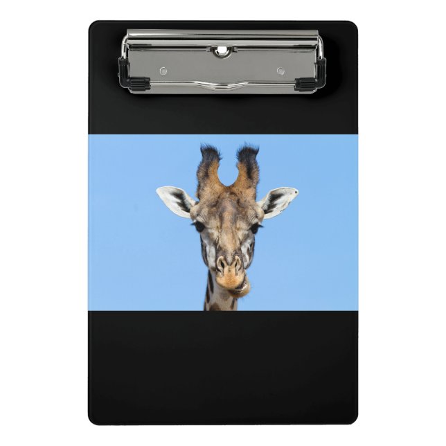 Giraffe Mini Klemmbrett (Vorderseite)