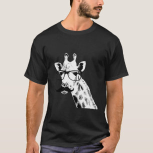 Giraffe mit Brille T-Shirt