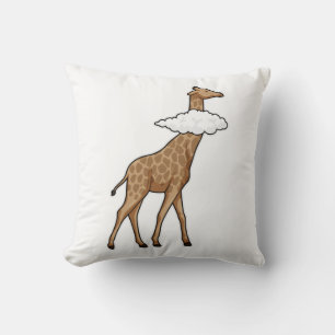 Giraffe mit Cloud Kissen