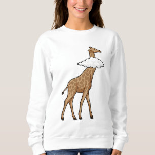 Giraffe mit Cloud Sweatshirt