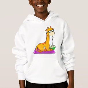 Giraffe mit Coconut Hoodie