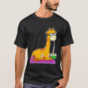 Giraffe mit Coconut T-Shirt