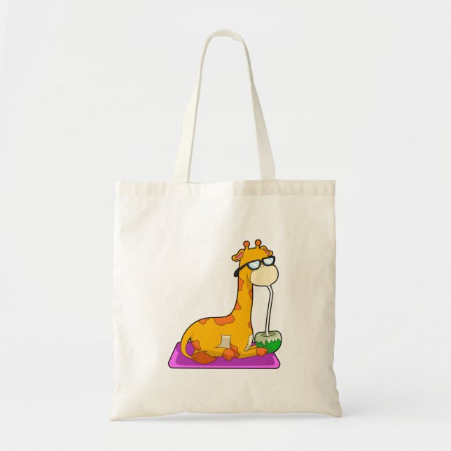 Giraffe mit Coconut Tragetasche (Vorne)