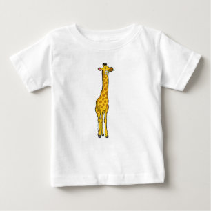 Giraffe mit Daisy Baby T-shirt